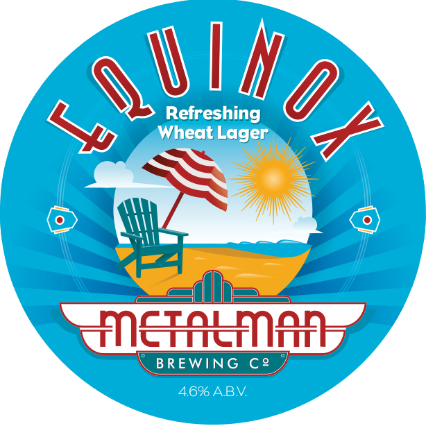 Equinox badge beer